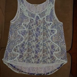 Buckle Gimmicks cotton tank top. Size SM.